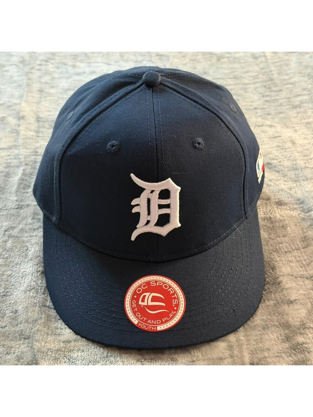 Detroit Tigers OC Sports Baseball Cap Youth Adjustable Navy Blue White MLB